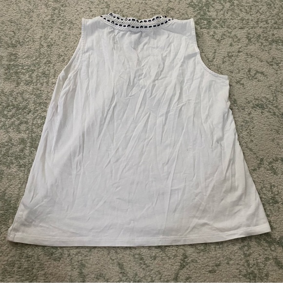 Talbots white tank top blouse - Picture 7 of 7